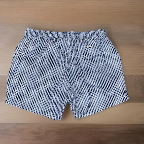 HUGO BOSS Men Vibe W/Unique Intricate Pattern Quick Dry Mesh Lining Swim Trunks - Picture 6 of 16